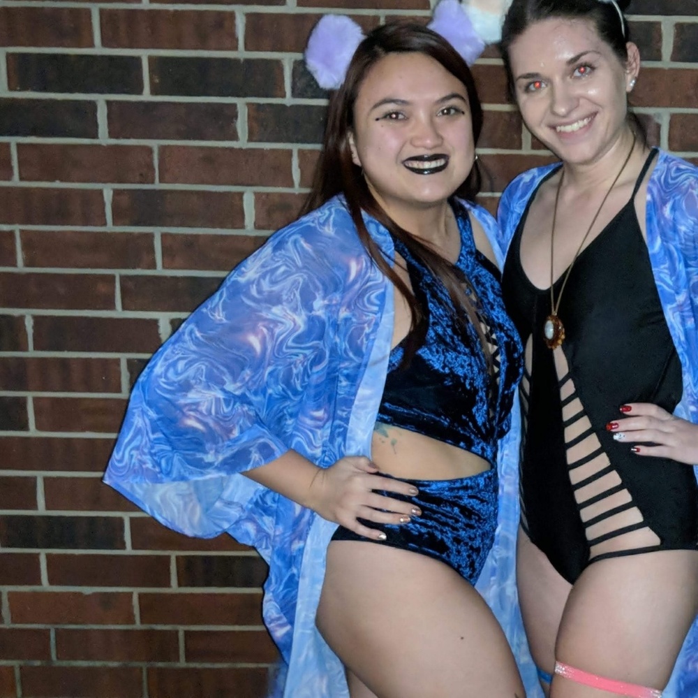 iHR Blue Velvet Bodysuit